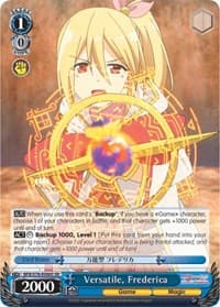 Versatile, Frederica (SR) - BOFURI: I Don't Want to Get Hurt, so I'll Max Out My Defense - Weiss Schwarz card
