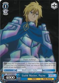Guild Master, Payne - BOFURI: I Don't Want to Get Hurt, so I'll Max Out My Defense - Weiss Schwarz card