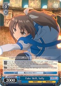 Fake Skill, Sally - BOFURI: I Don't Want to Get Hurt, so I'll Max Out My Defense - Weiss Schwarz card