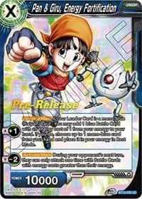 Pan & Giru, Energy Fortification - Supreme Rivalry Pre-Release Cards - Dragon Ball Super: Masters card