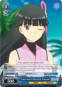 Cool and Collected, Kasumi - BOFURI: I Don't Want to Get Hurt, so I'll Max Out My Defense - Weiss Schwarz card