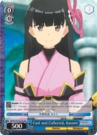 Cool and Collected, Kasumi (SR) - BOFURI: I Don't Want to Get Hurt, so I'll Max Out My Defense - Weiss Schwarz card
