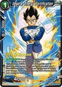 Vegeta, Energy Fortification - Supreme Rivalry Pre-Release Cards - Dragon Ball Super: Masters card