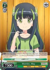 Worrier, May (RRR) - BOFURI: I Don't Want to Get Hurt, so I'll Max Out My Defense - Weiss Schwarz card