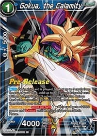 Gokua, the Calamity - Supreme Rivalry Pre-Release Cards - Dragon Ball Super: Masters card