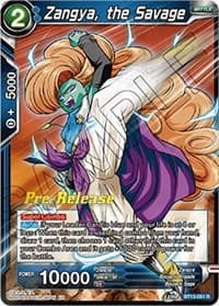 Zangya, the Savage - Supreme Rivalry Pre-Release Cards - Dragon Ball Super: Masters card