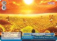 Never-Ending Sunset Area (RRR) - BOFURI: I Don't Want to Get Hurt, so I'll Max Out My Defense - Weiss Schwarz card