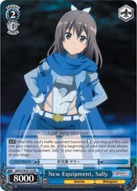 New Equipment, Sally - BOFURI: I Don't Want to Get Hurt, so I'll Max Out My Defense - Weiss Schwarz card