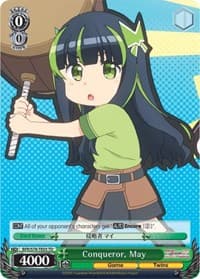 Conqueror, May - BOFURI: I Don't Want to Get Hurt, so I'll Max Out My Defense - Weiss Schwarz card