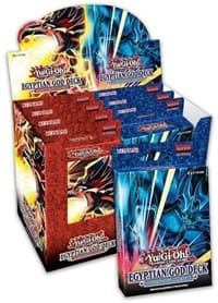 Egyptian God Deck Display - Slifer the Sky Dragon & Obelisk the Tormentor [1st Edition] - Egyptian God Deck: Slifer the Sky Dragon - YuGiOh card