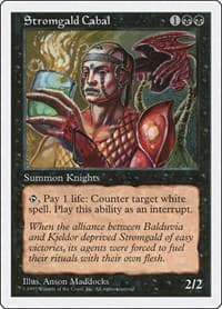 Stromgald Cabal - Fifth Edition - Magic: The Gathering card