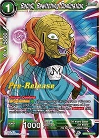 Babidi, Bewitching Domination - Supreme Rivalry Pre-Release Cards - Dragon Ball Super: Masters card