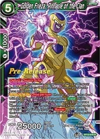 Golden Frieza, Pinnacle of the Clan - Supreme Rivalry Pre-Release Cards - Dragon Ball Super: Masters card