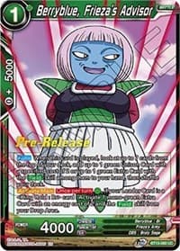 Berryblue, Frieza's Advisor - Supreme Rivalry Pre-Release Cards - Dragon Ball Super: Masters card