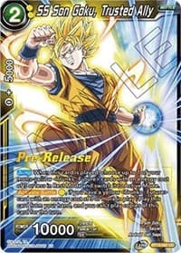 SS Son Goku, Trusted Ally - Supreme Rivalry Pre-Release Cards - Dragon Ball Super: Masters card