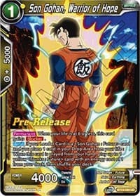 Son Gohan, Warrior of Hope - Supreme Rivalry Pre-Release Cards - Dragon Ball Super: Masters card