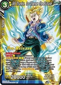 SS Trunks, to Change the Future - Supreme Rivalry Pre-Release Cards - Dragon Ball Super: Masters card