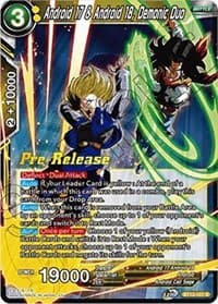 Android 17 & Android 18, Demonic Duo - Supreme Rivalry Pre-Release Cards - Dragon Ball Super: Masters card