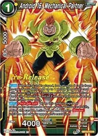 Android 16, Mechanical Partner - Supreme Rivalry Pre-Release Cards - Dragon Ball Super: Masters card