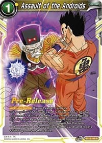 Assault of the Androids - Supreme Rivalry Pre-Release Cards - Dragon Ball Super: Masters card