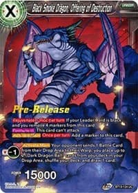 Black Smoke Dragon, Offering of Destruction - Supreme Rivalry Pre-Release Cards - Dragon Ball Super: Masters card