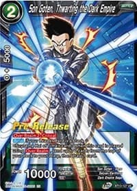 Son Goten, Thwarting the Dark Empire - Supreme Rivalry Pre-Release Cards - Dragon Ball Super: Masters card