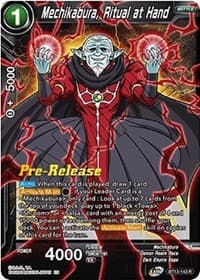 Mechikabura, Ritual at Hand - Supreme Rivalry Pre-Release Cards - Dragon Ball Super: Masters card