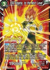 SSG Vegeta, to the Next Level - Supreme Rivalry Pre-Release Cards - Dragon Ball Super: Masters card