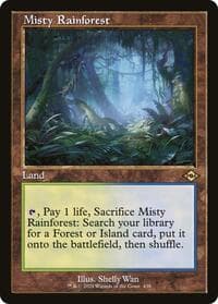 Misty Rainforest (Retro Frame) - Modern Horizons 2 - Magic: The Gathering card