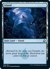 Island (269) - Adventures in the Forgotten Realms - Magic: The Gathering card