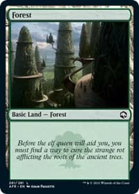 Forest (281) - Adventures in the Forgotten Realms - Magic: The Gathering card