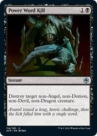 Power Word Kill - Adventures in the Forgotten Realms - Magic: The Gathering card