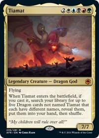 Tiamat - Adventures in the Forgotten Realms - Magic: The Gathering card