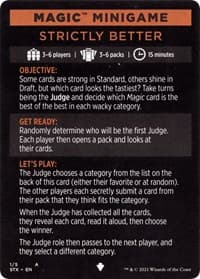 Magic Minigame: Strictly Better - Strixhaven: School of Mages - Magic: The Gathering card