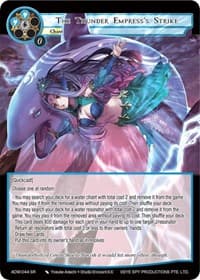 The Thunder Empress's Strike - Assault into the Demonic World - Force of Will card