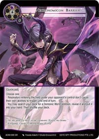 Necronomicon Barrier - Assault into the Demonic World - Force of Will card
