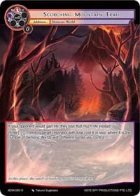 Scorching Mountain Trail - Assault into the Demonic World - Force of Will card