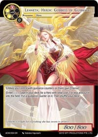 Lenneth, Heroic Goddes of Guidance - Assault into the Demonic World - Force of Will card