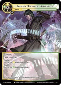 Number Thirteen, Anti-Magic - Assault into the Demonic World - Force of Will card