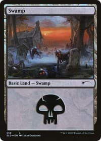 Swamp (558) - Secret Lair Drop Series - Magic: The Gathering card