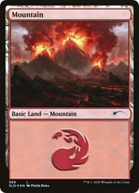 Mountain (566) - Secret Lair Drop Series - Magic: The Gathering card