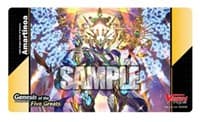 Cardfight!! Vanguard overDress Preorder Playmat: Genesis of the Five Greats - Light Dragon Deity of Honors Amartinoa - Bushiroad Playmats - Playmats card