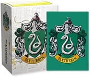 Dragon Shield Hogwarts Houses Brushed Art Sleeves: Slytherin - Dragon Shield Card Sleeves - Card Sleeves card