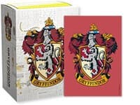 Dragon Shield Hogwarts Houses Brushed Art Sleeves: Gryffindor - Dragon Shield Card Sleeves - Card Sleeves card