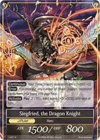 Siegfried, the Knight Commander // Siegfried, the Dragon Knight - The Dawn of Valhalla - Force of Will card