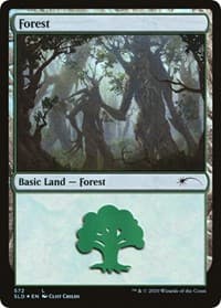 Forest (572) - Secret Lair Drop Series - Magic: The Gathering card