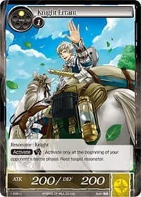 Knight Errant - The Dawn of Valhalla - Force of Will card
