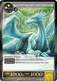 Snowwhite, the White Scale Dragon - The Dawn of Valhalla - Force of Will card