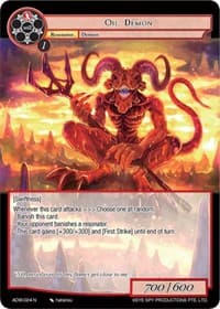 Oil Demon - Assault into the Demonic World - Force of Will card