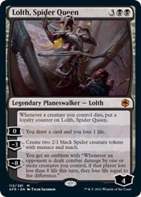Lolth, Spider Queen - Adventures in the Forgotten Realms - Magic: The Gathering card